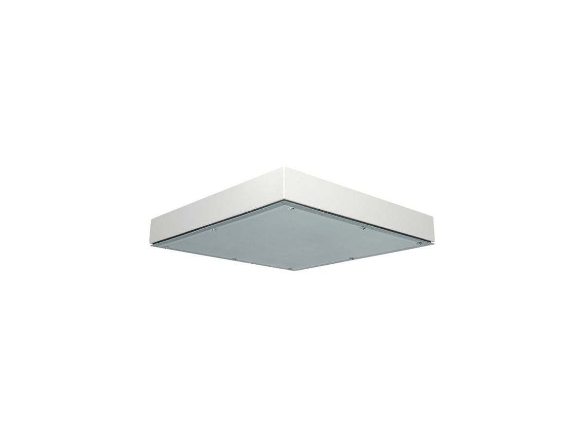 LED-Deckenleuchte DOTLUX QUADGUARD 127W 21320lm 4000K IP65 650×650 weiss