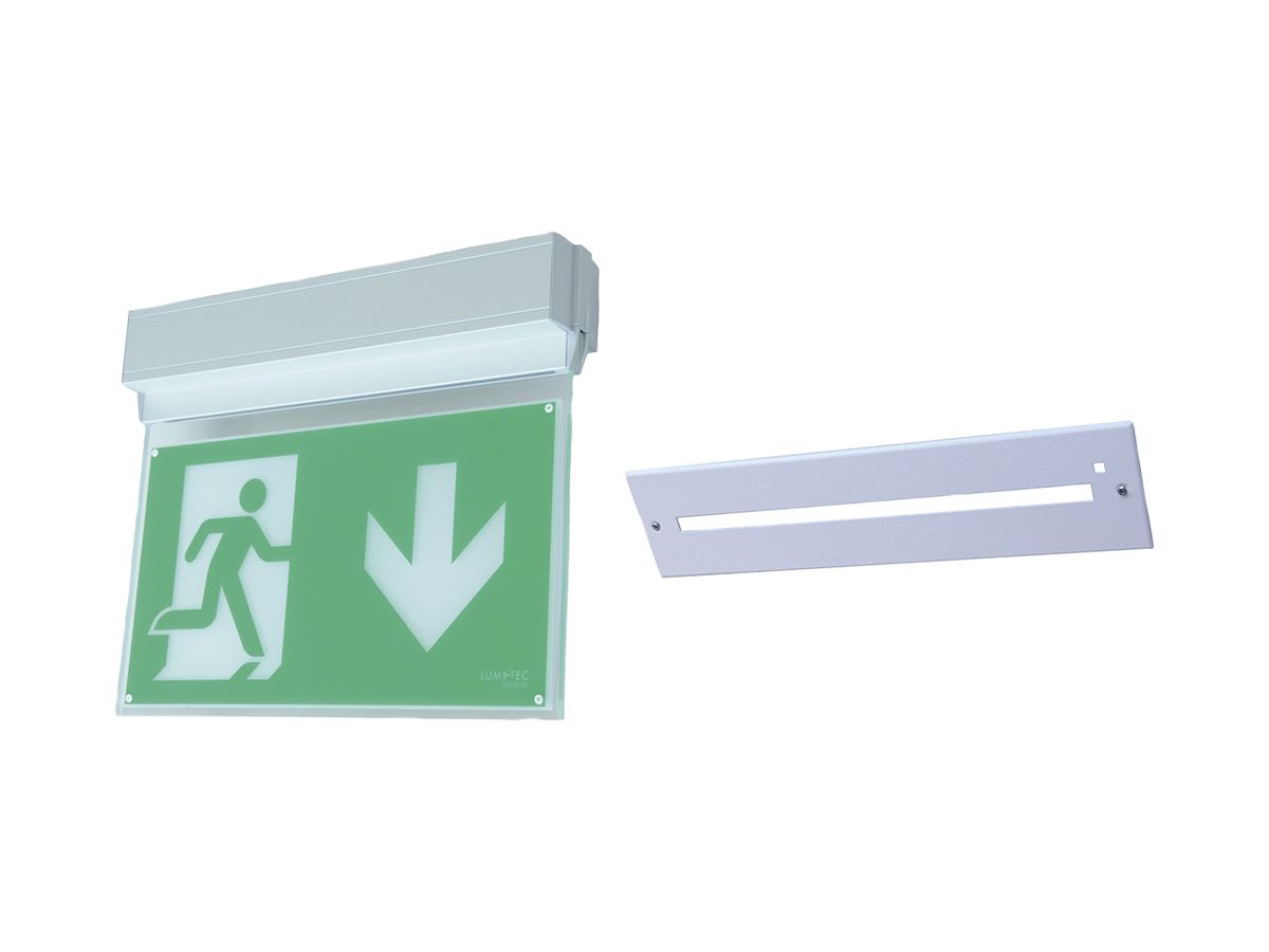 LED-Notleuchte Lumatec A27 L6RW3-TA-EB-E, Einzelbatterie 3h, Beton ohne Gehäuse