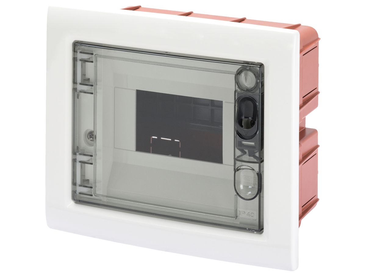 UP-Kleinverteiler Gewiss 40 CDI 1-reihig 6TE Tür IP40 200×170×97mm