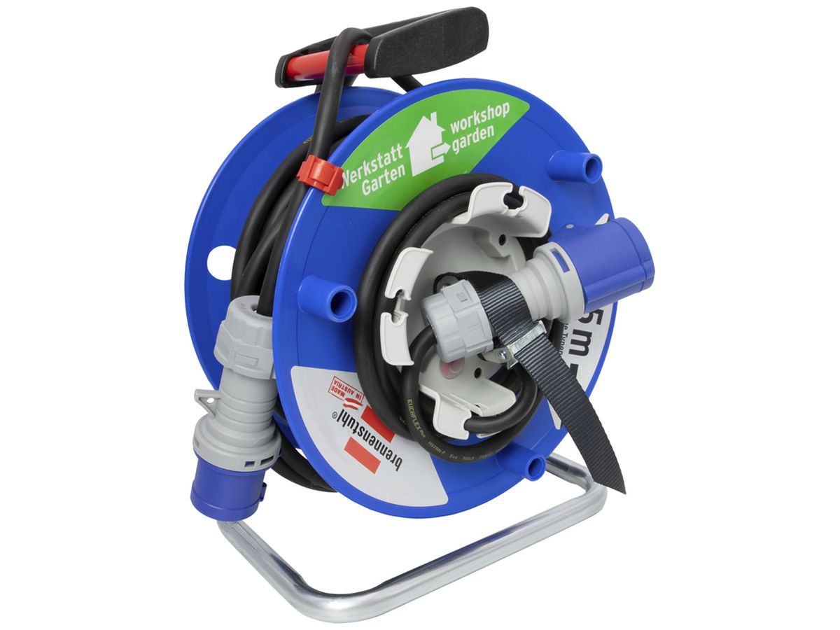 Kabelrolle Camping-Garant G Ø290mm 1×CEE16/3L IP44 25m H07RN-F 3×2.5mm² sz