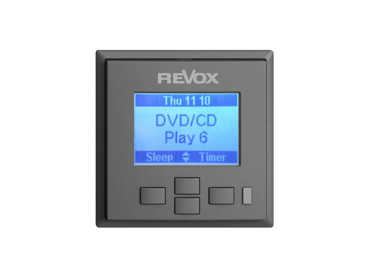 UP-Wanddisplay Revox EDIZIOdue dunkelgrau