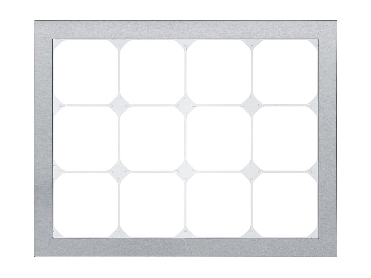 Abdeckrahmen KAL.art 3×4 214×274mm Edelstahl gebürstet