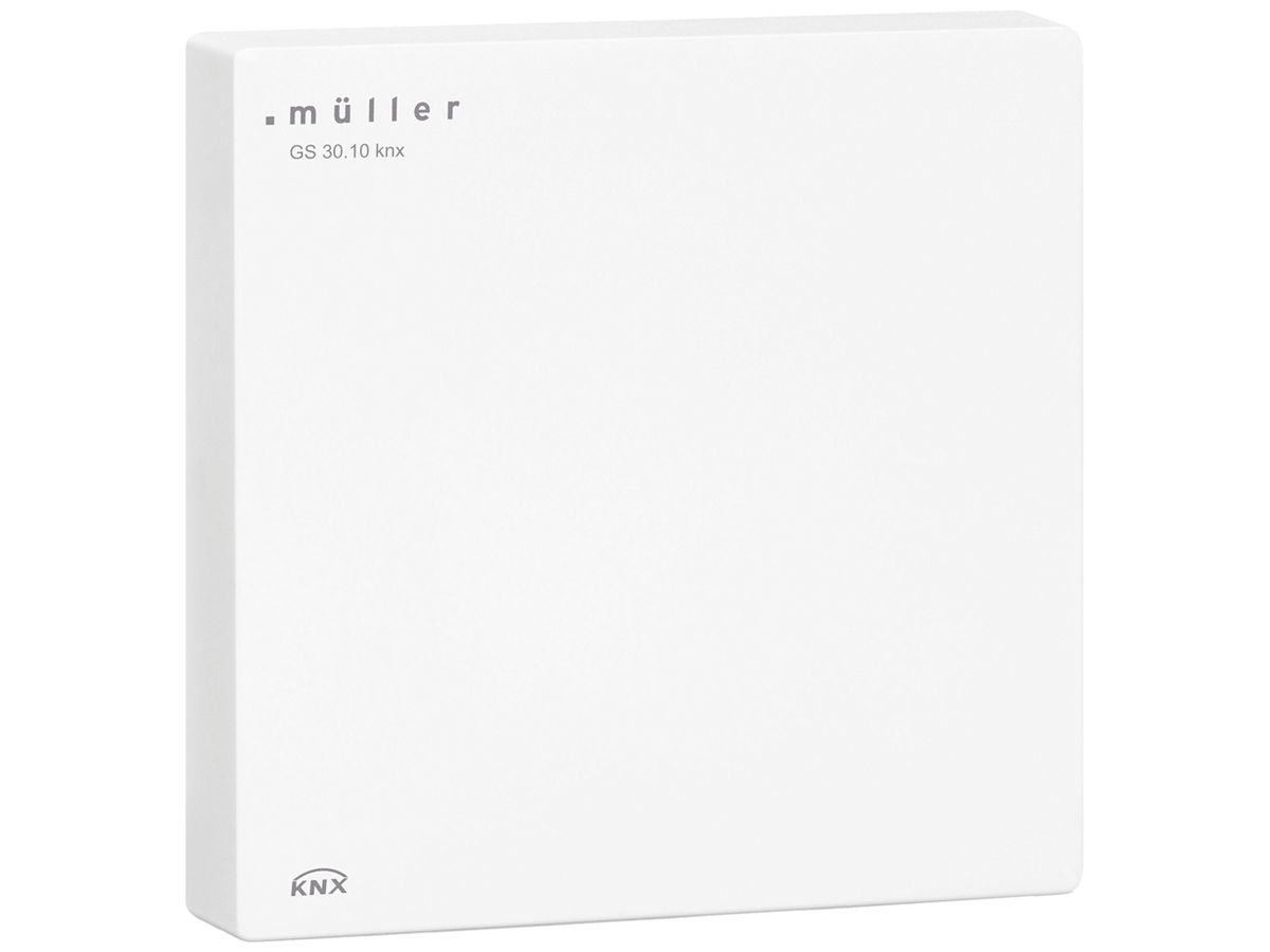 AP-Multisensor KNX müller GS 30.11 aL/rF/Temp/TP 5×DI/AI weiss