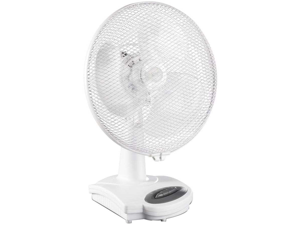 Tischventilator Greyhound Safeline TV 36-SL WE, 3 Stufen, Ø 30cm, weiss