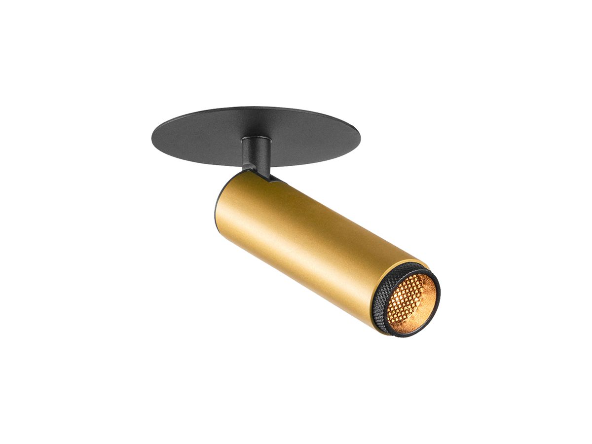 EB-LED-Spot SLV GRIP SPOT S 10W 590lm 2700K MB DIM Ø30×135×42mm schwarz/gold
