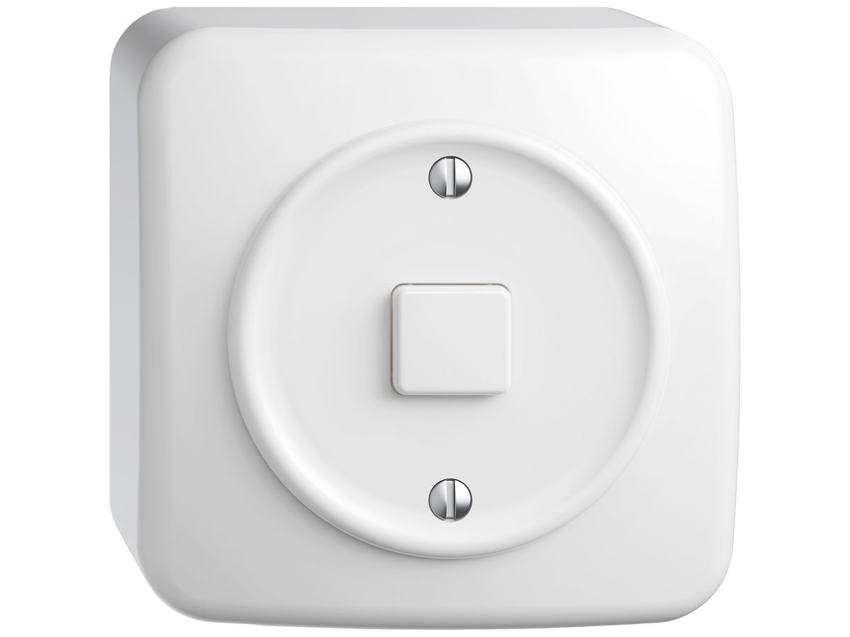AP-Druckschalter STANDARDdue Wiser SNAPFIX® 1 Taste WLAN ws