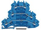Dreistockklemme WAGO TOPJOB-S 2.5mm² N/N/N blau WAGO