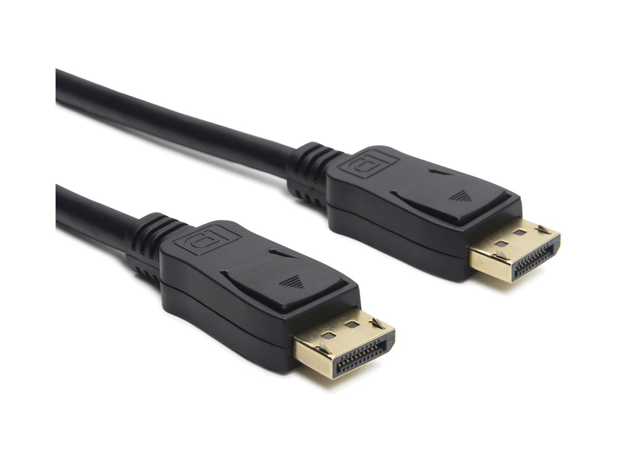 DisplayPort-Kabel CeCoNet 4K 340MHz 10.2Gb/s 3m schwarz