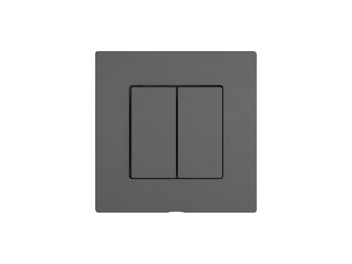 Bedienaufsatz zu Druckschalter EDIZIO.liv Wiser SNAPFIX® 2K WLAN 2T dgu