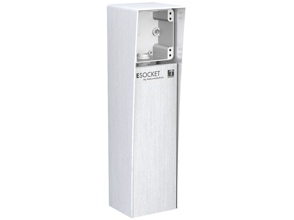 Bodensäule Hager Höhe 350mm für 1×robusto 10×9.4×35cm Edelstahl 2.5mm