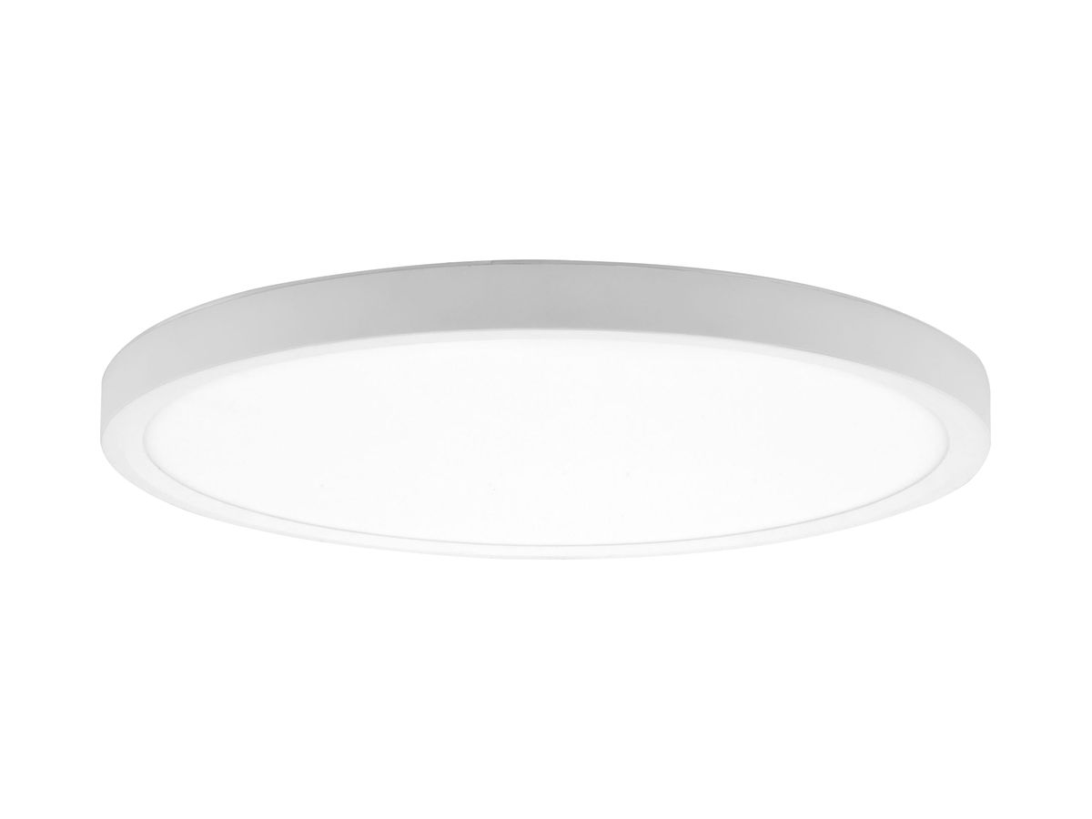 LED-Deckenleuchte DOTLUX GALAXO 20W 2480lm 3000/4000/5700K IP44 Ø300mm weiss