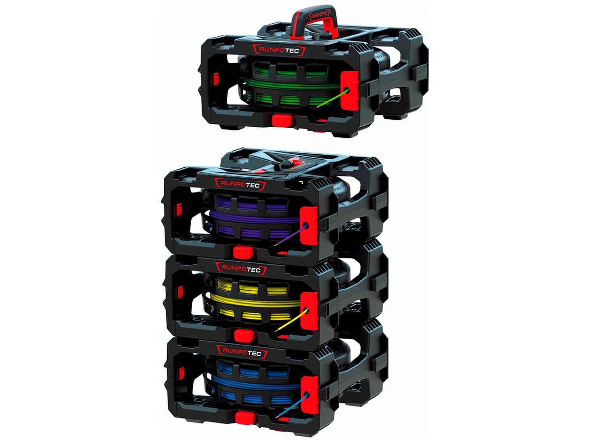 Drahtabroller Runpotec CB 260 Ø81.5mm Ø254mm 7kg 4Stück