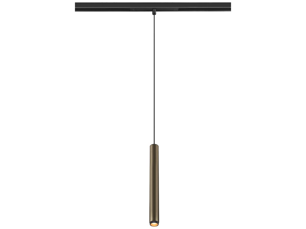 LED-Pendelleuchte SLV GRIP S 48V AD 9.8W 530lm 927 DALI Ø30mm Bronze