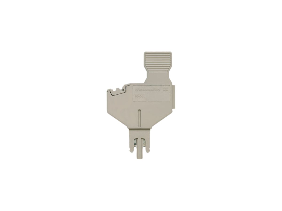 Bauelementstecker Weidmüller BEST/D für Reihenklemmen, gesteckt, beige