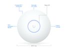 Ubiquiti Access Point U7-LR WiFi 7 - 2.4/5GHz,RJ45 2.5GbE, Ohne PoE-Injektor