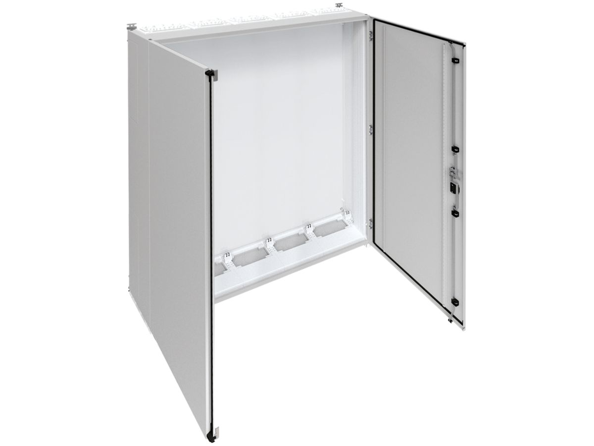 Wandschrank Hager univers mit Volltür SK II IP55 1550×1300×275mm RAL 7035