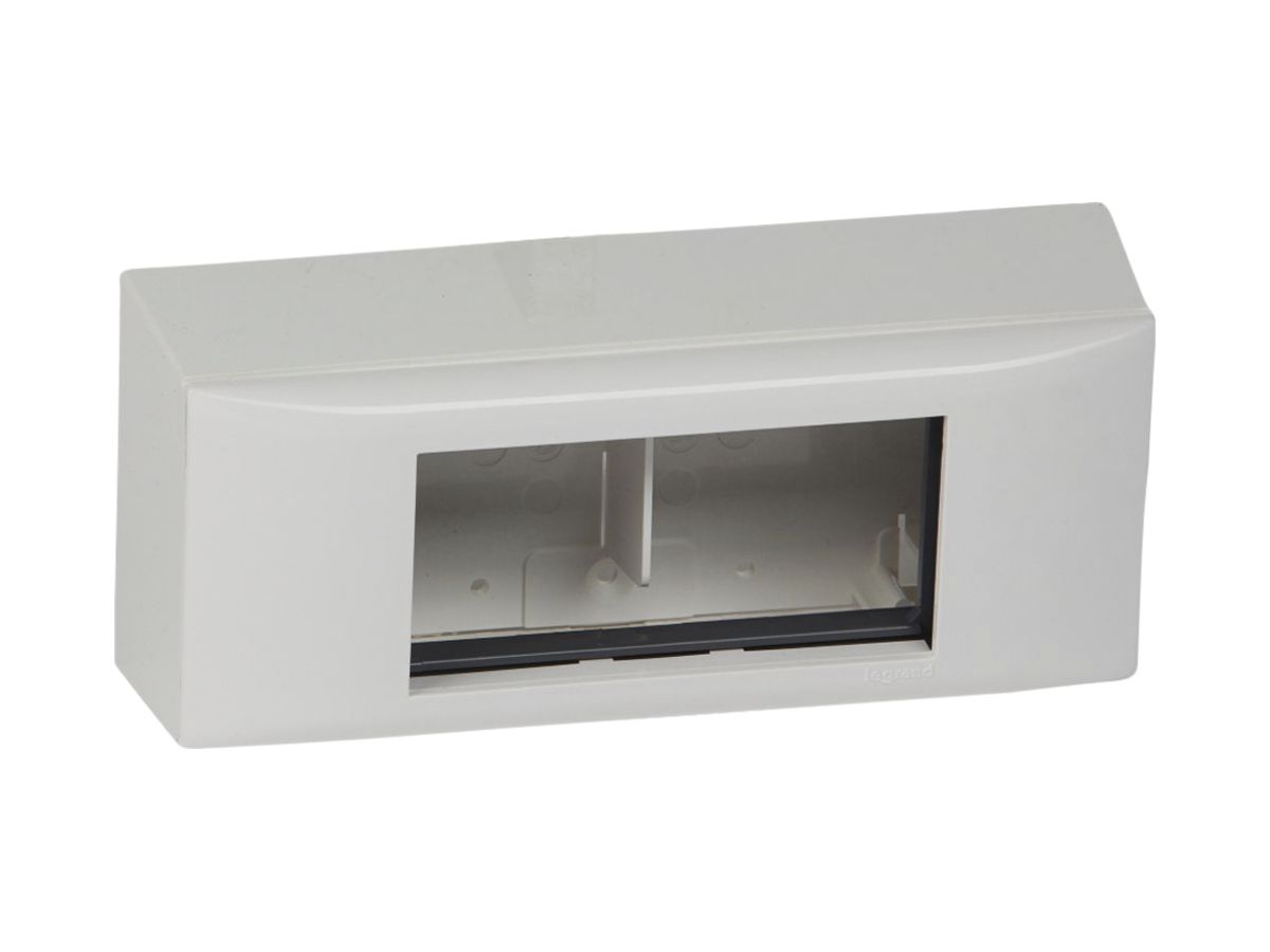 AP-Rahmen Mosaic 4 Module DLPlus weiss