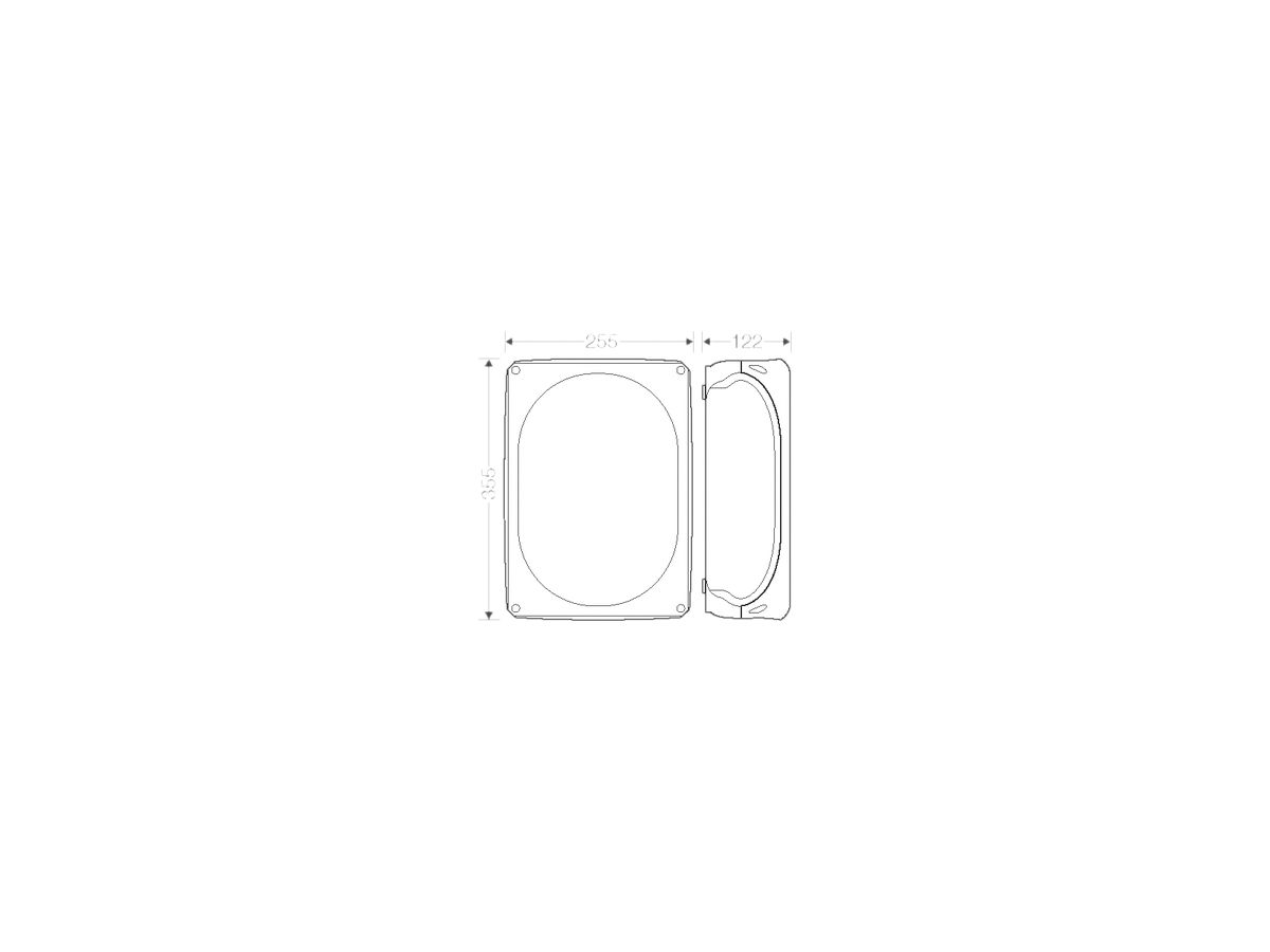 AP-Abzweigdose Hensel KF G mit Klemmen 5×50mm² grau