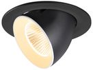 EB-LED-Spot SLV NUMINOS GIMBLE L 17W 2500lm 3000K MB DALI DIM Ø160×115mm sz/ws