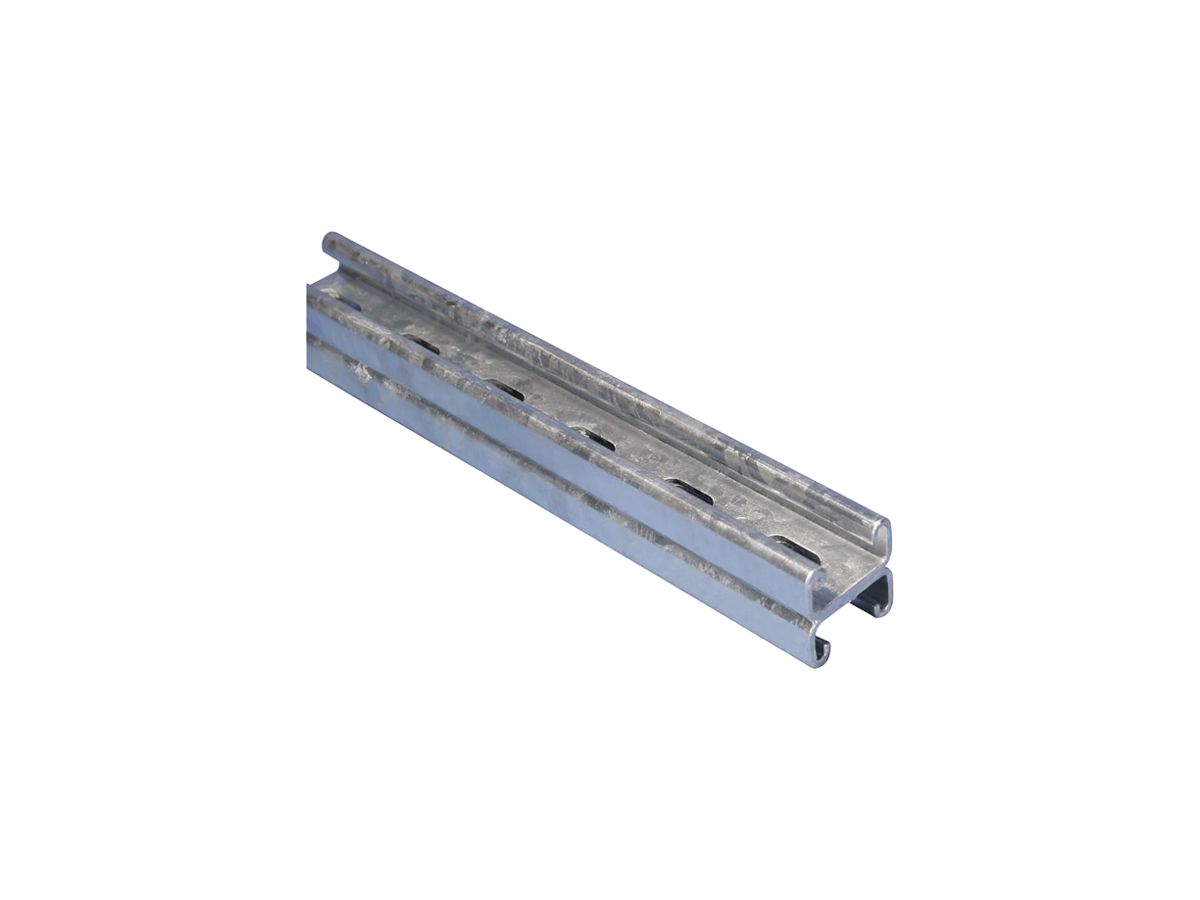 Montageschiene Caddy Typ CC 41×41mm L=0.6m, feuerverzinkt