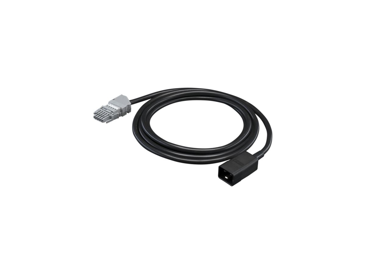 Anschlusskabel Rittal DK 7856.030 C20/WAGO X-COM 230V 3P 16A PVC schwarz 3m