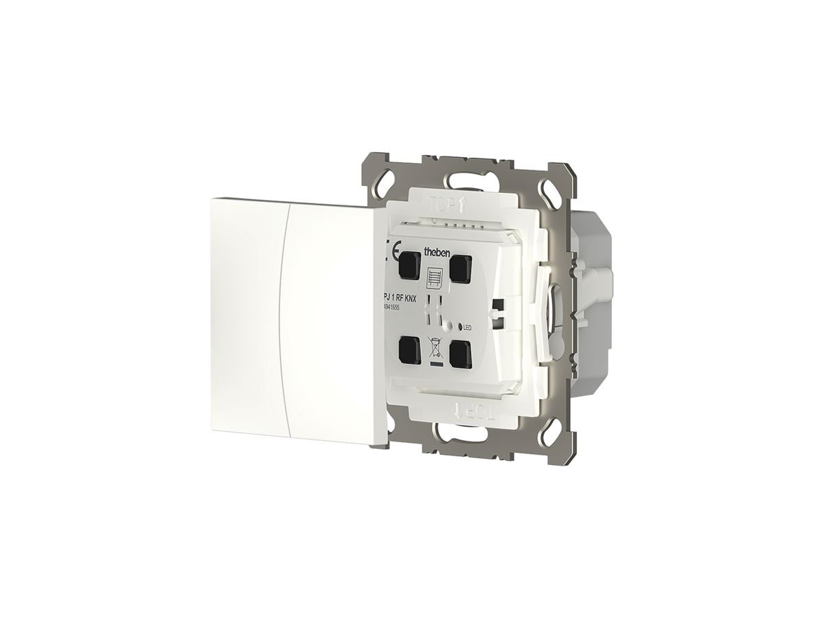 UP-Funktaster Theben PJ 1 RF KNX mit Schaltaktor