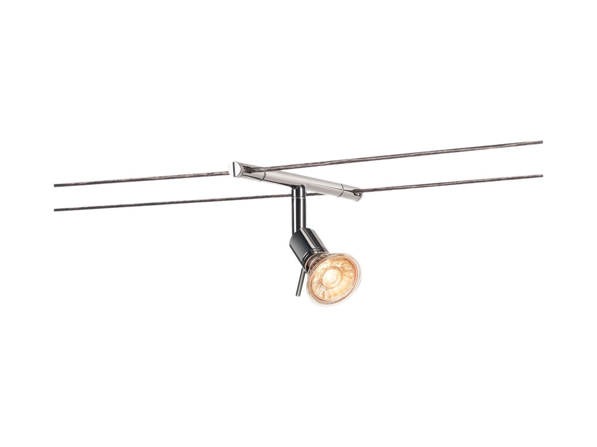 Seilleuchte SLV SYROS für TENSEO, GX5.3 50W IP20 chrom