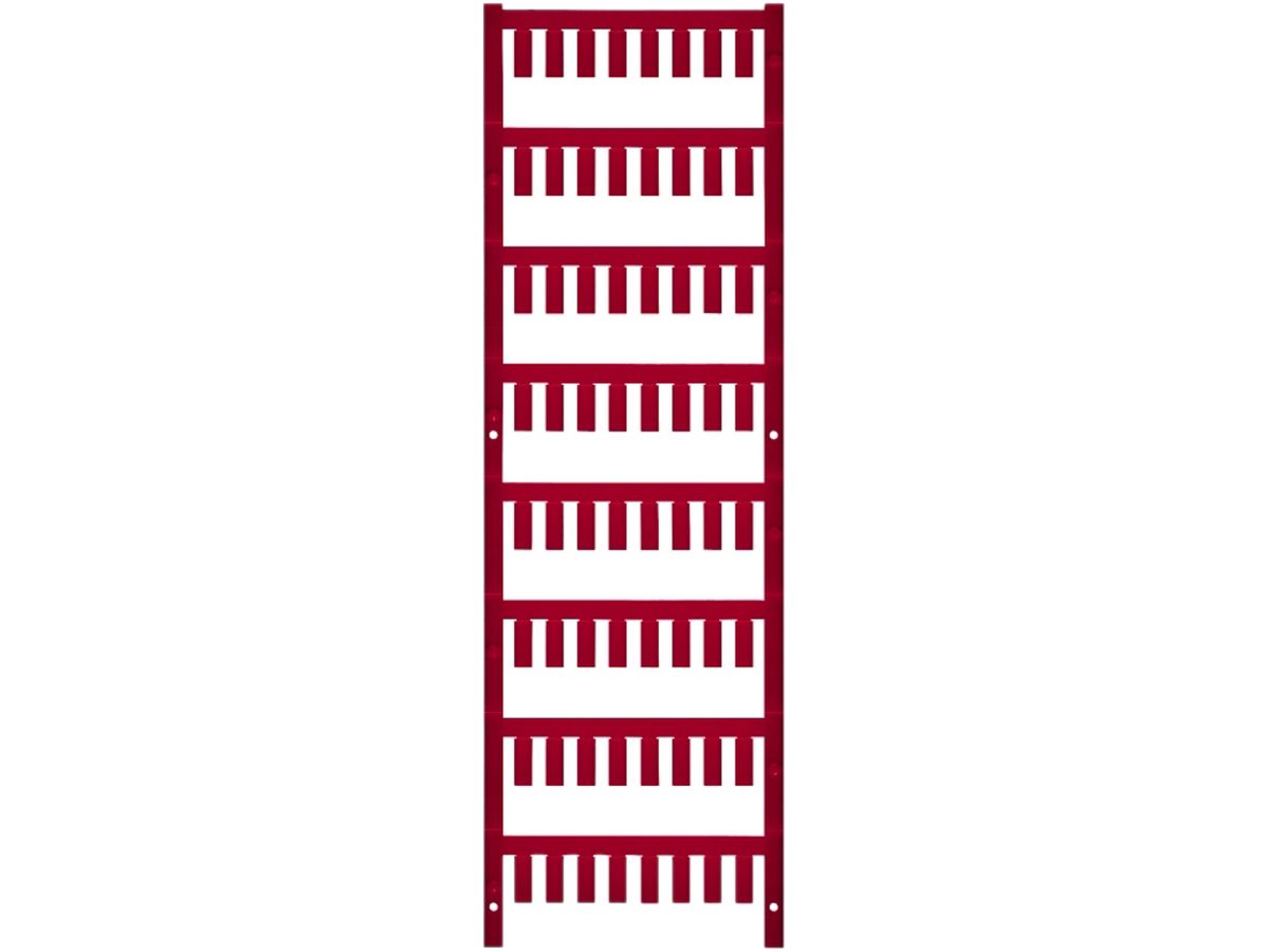 Leitermarkierer Weidmüller MultiCard SF für Ø3…3.7mm 12×4.6mm PA66 rot