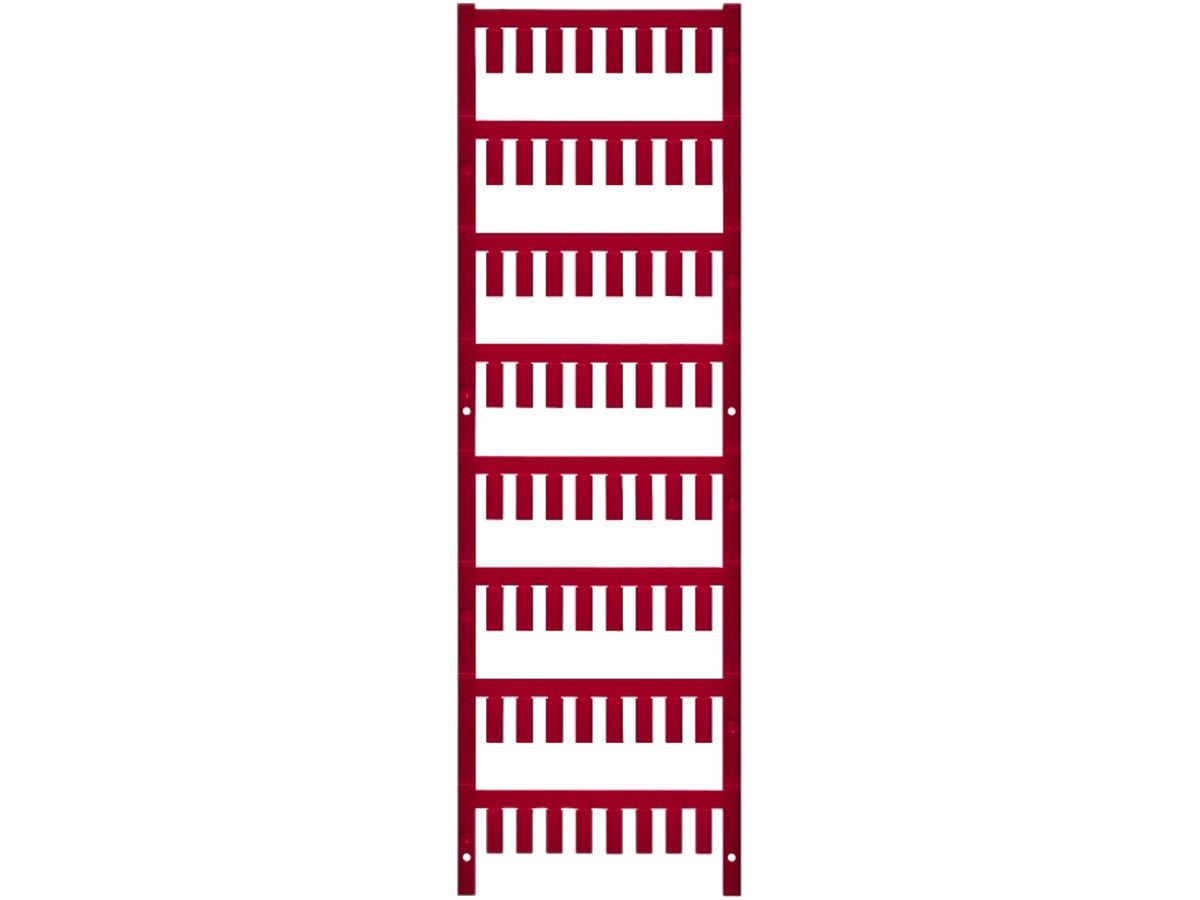 Leitermarkierer Weidmüller MultiCard SF für Ø3…3.7mm 12×4.6mm PA66 rot