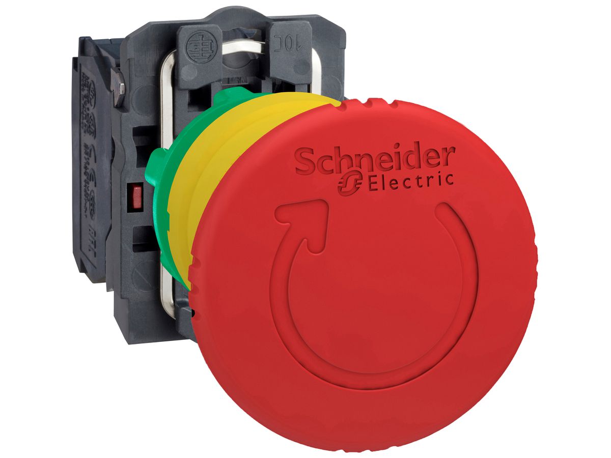 EB-Not-Aus-Schalter Harmony XB5 Dreh-Entriegelung 2NC Ø40mm Ø22.5mm IP66