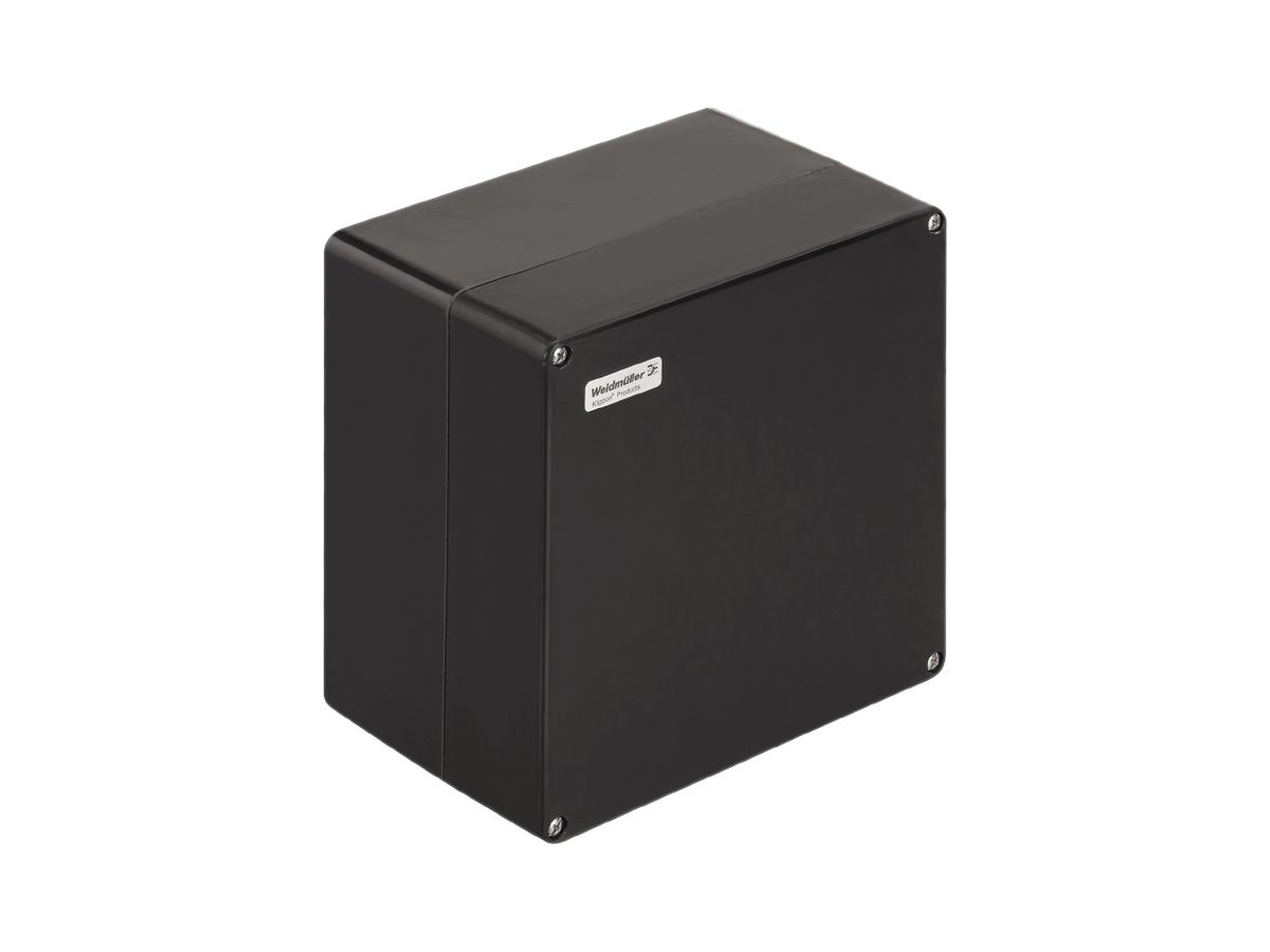 Ex-Polyestergehäuse Weidmüller POK 255×250×160mm glasfaserverstärkt silbergrau