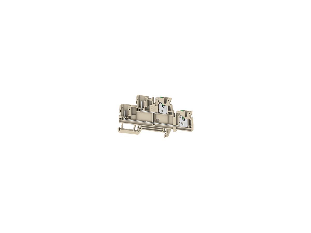Durchgangs-Reihenklemme WM SPGTB 2.5 2T 4C/2 2.5mm² 2×2 DIN35 be