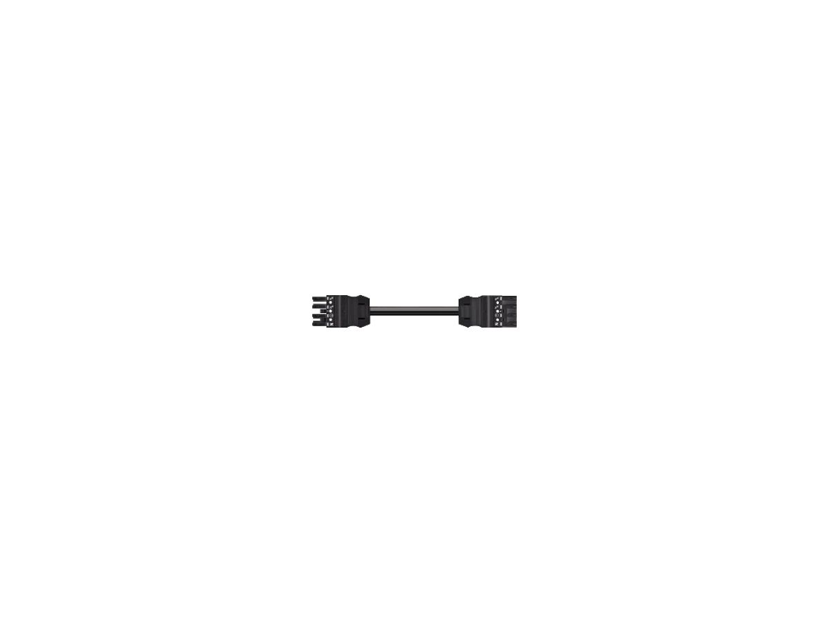 Verbindungsleitung WINSTA MIDI 4×1.5mm² 16A 400V 1m Kod.A schwarz