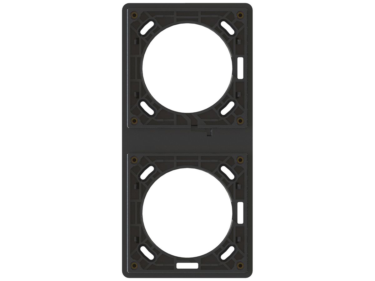 UP-Kopfzeile MAX HAURI EXO 2×1 62mm vertikal 90×190mm schwarz