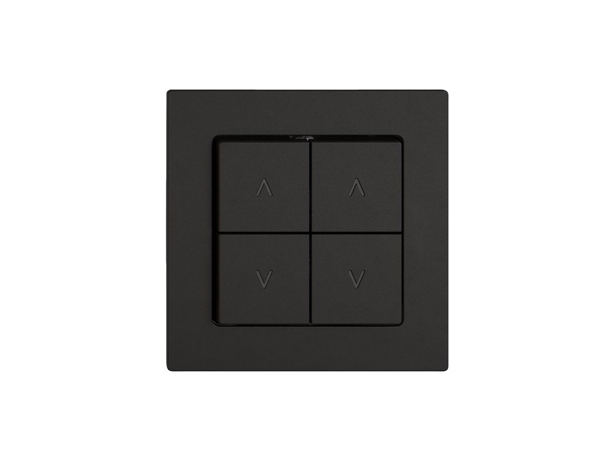 Storentaster EDIZIO.liv SNAPFIX® 10A 250V 4 Tasten 2 Kanäle sz
