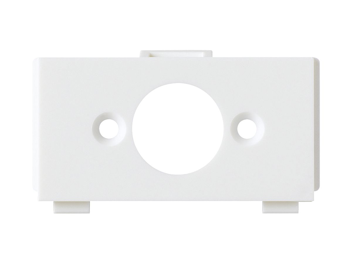 Multimedia-Modul kallysto M3 leer für 1 Lautsprecher DIN Ø14.8mm weiss
