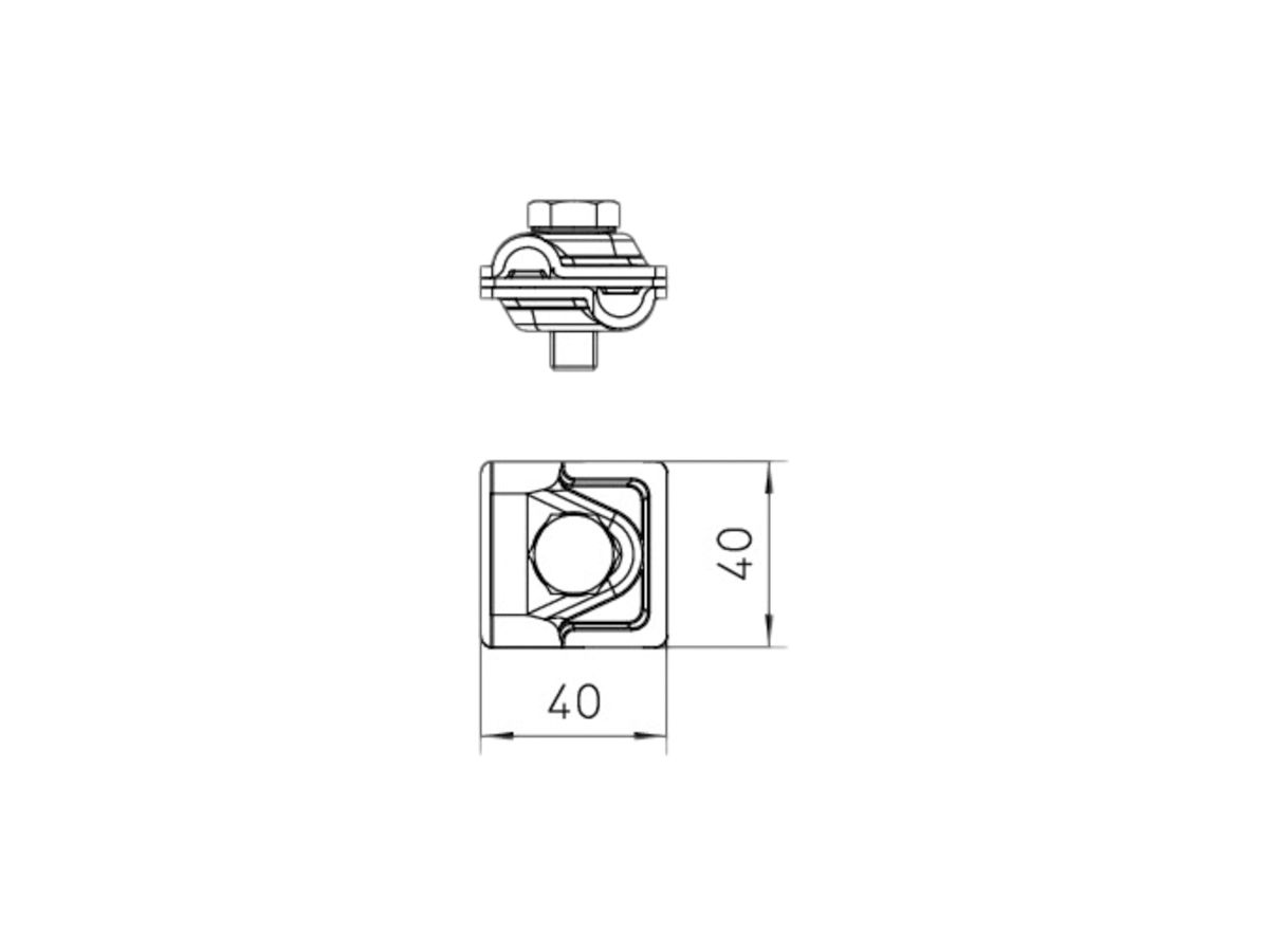 Schnellverbinder Vario Bettermann CU 6-8 Kupfer für Leiter Ø6…8mm