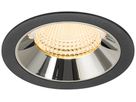 LED-Downlight SLV NUMINOS XL 24W 3600lm 3000K WB DALI Ø145 sz/cr