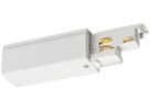 Endeinspeiser SLV für AP-Stromschiene S-TRACK DALI 3-phasig, PE rechts, weiss