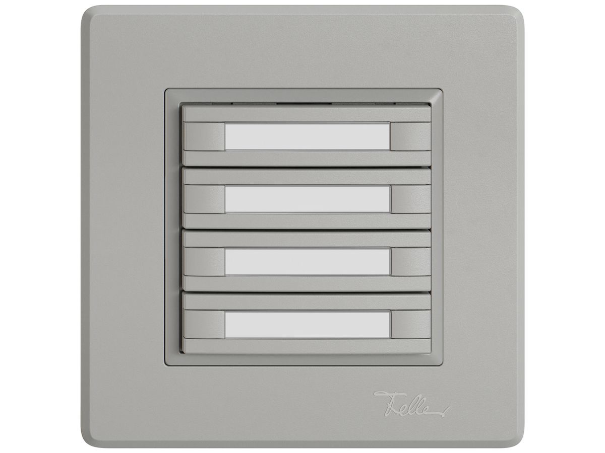 UP-KNX-Taster RGB EDIZIO.liv SNAPFIX® Temperaturfüh.o.LED Pap.4×T 2-Tbed.hgu