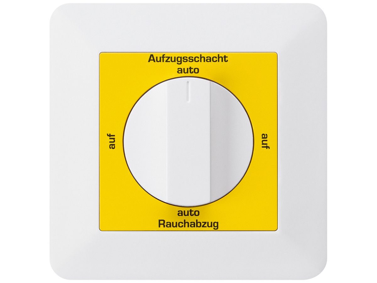 UP-Drehschalter kallysto.trend für Rauchabzug Text deutsch weiss