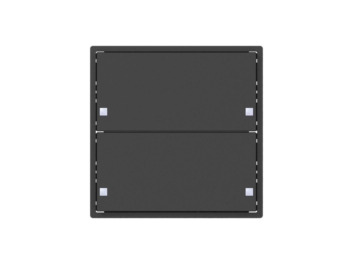 Aufsatz zu Tastsensor ABB SIDUS KNX Design ZE-Typ, 2/4, anthrazit