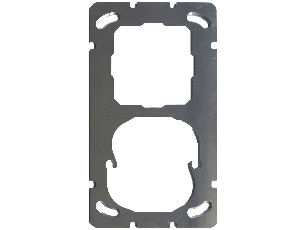 Montageplatte MDT ZMTR-CH2A 2×1 für Designprogramm 55/2-Loch-Befestigung