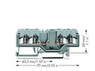 Diodenklemme WAGO 2.5mm² 4-L grau
