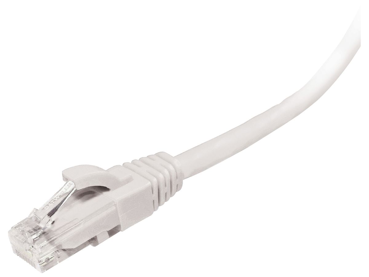 Patchkabel RJ45 Dätwyler 602 4P Kat.6 U/UTP AWG24 FR/LSZH weiss 2m