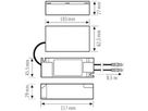 LED-Konverter ESYLUX DRIVER SET 30W 700mA RJ45 DALI-2 DT8