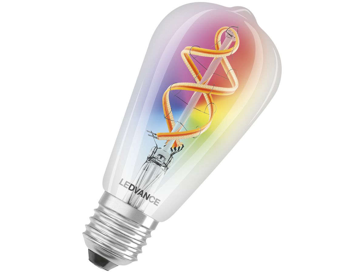 LED-Lampe SMART+ WIFI EDISON E27 4.5W RGBW 300lm