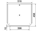 Deckel BET RTD zu T-Stück 400mm Edelstahl A2 blank
