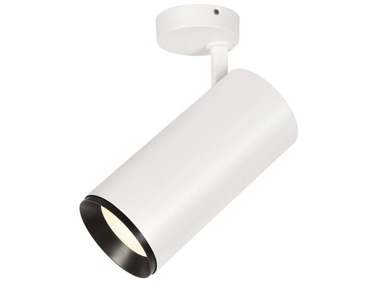 LED-Deckenleuchte SLV NUMINOS SPOT PHASE XL 36W 3460lm 4000K 60° weiss/schwarz