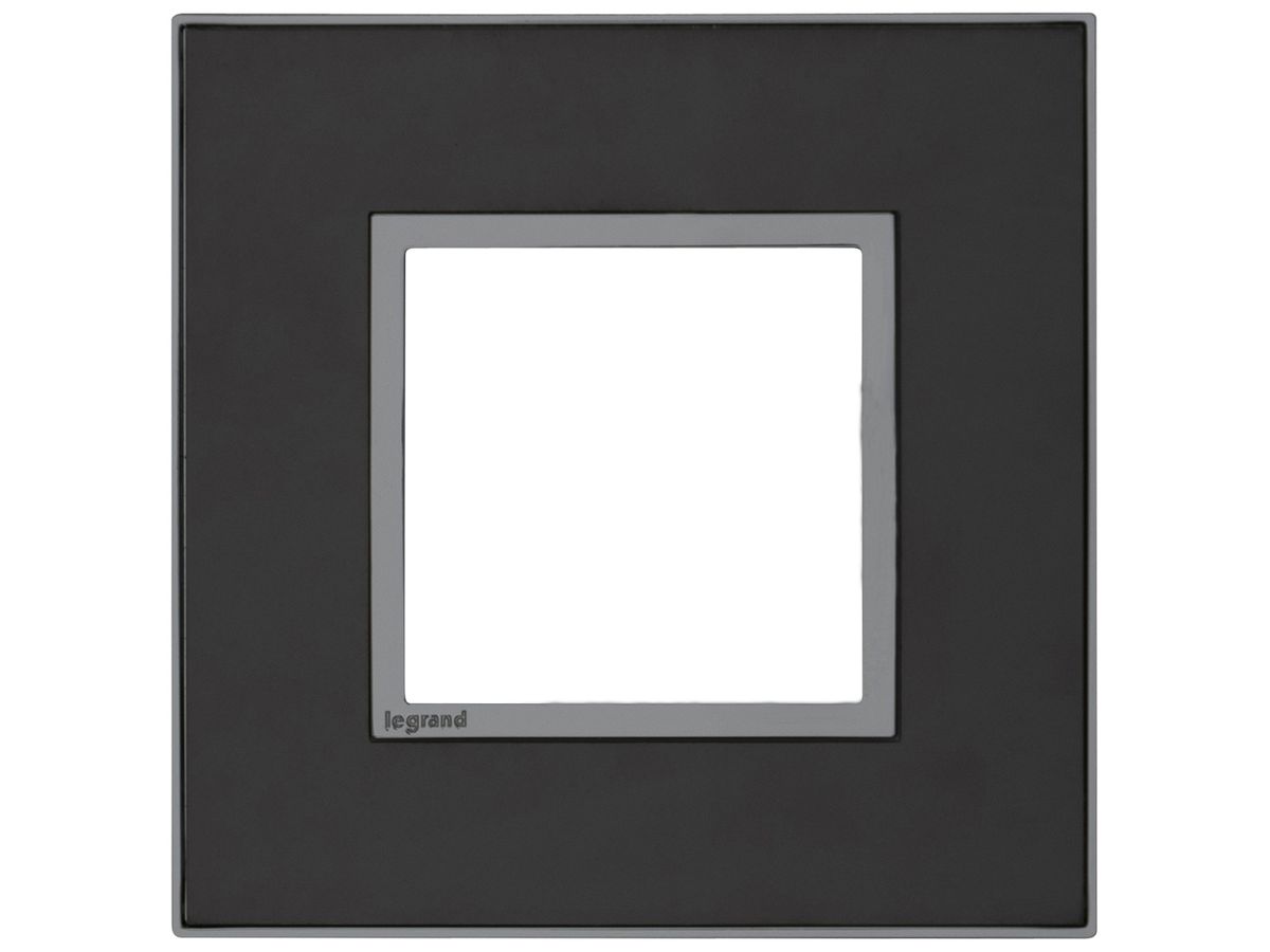 Abdeckrahmen ATO 1×1 Modul, black reflective